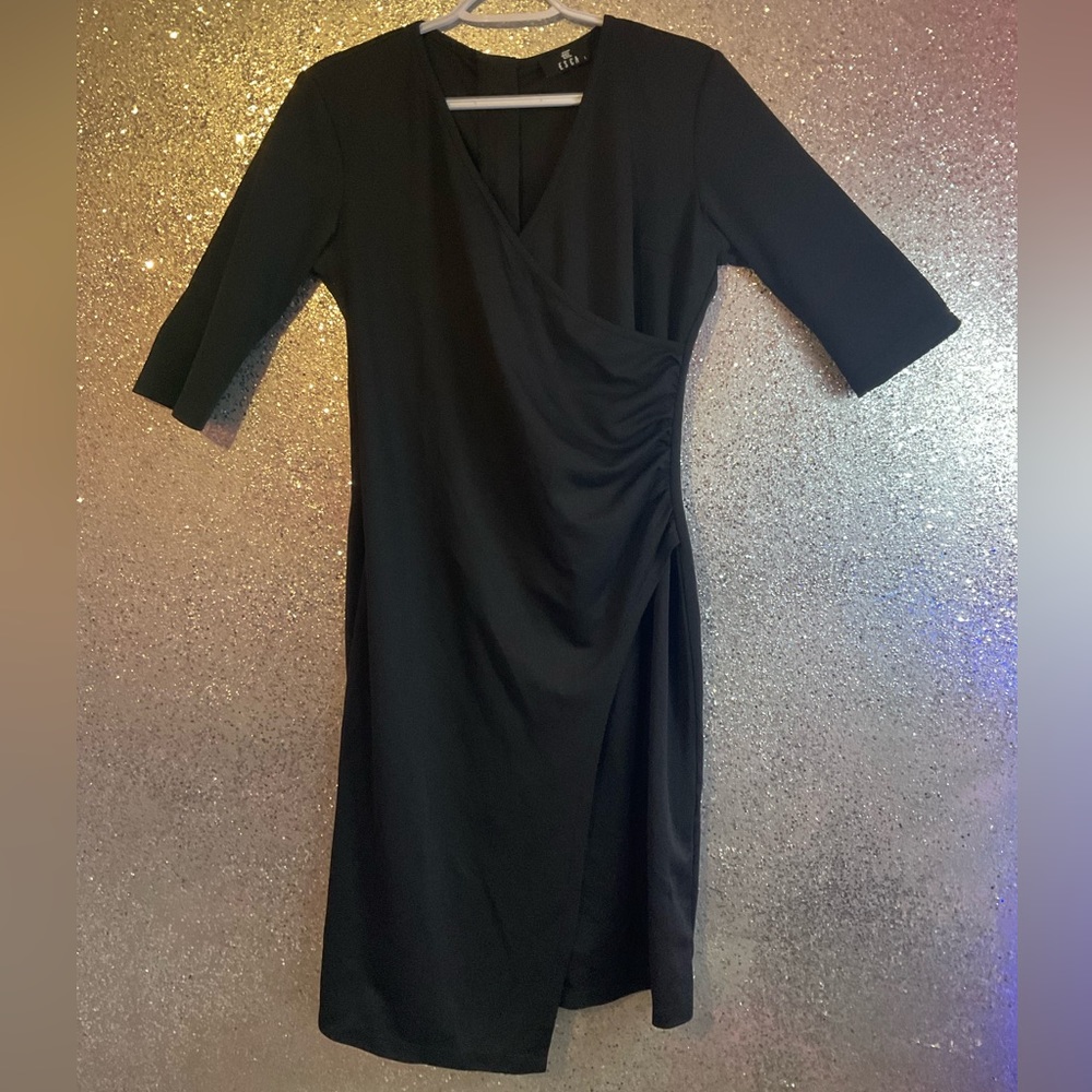 Elegant Business Black Dress